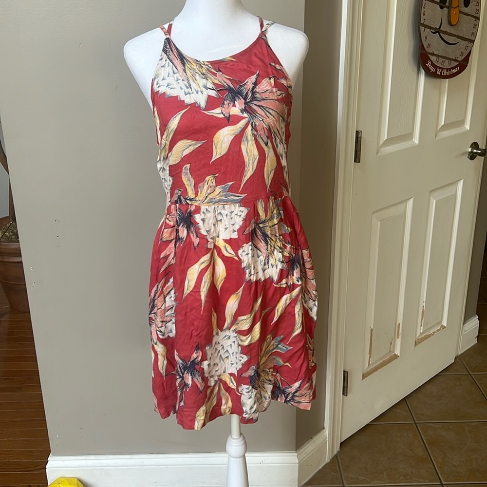 Roxy Medium Strappy Floral Dress